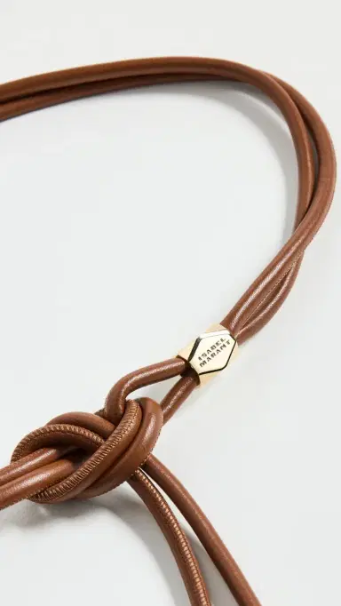 Isabel Marant Silvia Belt Cognac/Gold One Size | Thumbnail 4 Isabel Marant Silvia Belt Cognac/Gold One Size | Thumbnail 4