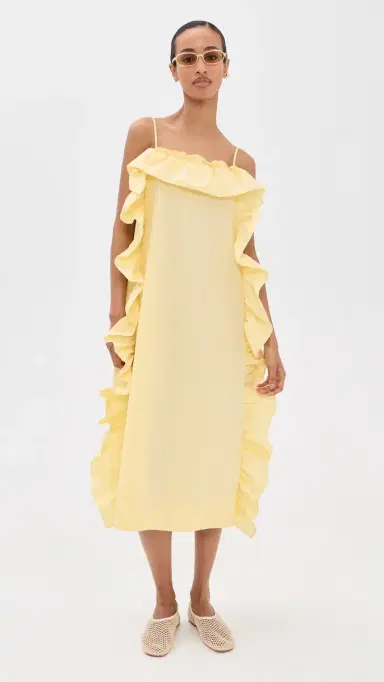 Sea Lisette Ruffle Maxi Sundress Yellow | Thumbnail 5 Sea Lisette Ruffle Maxi Sundress Yellow | Thumbnail 5