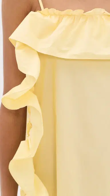 Sea Lisette Ruffle Maxi Sundress Yellow | Thumbnail 6 Sea Lisette Ruffle Maxi Sundress Yellow | Thumbnail 6