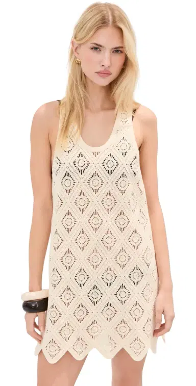 LE BOP Juno Crochet Coverup Dress | Thumbnail 1 LE BOP Juno Crochet Coverup Dress | Thumbnail 1
