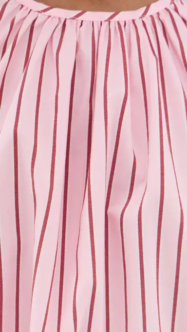 Cinq à Sept Rose Stripe Leylani Dress | Thumbnail 6 Cinq à Sept Rose Stripe Leylani Dress | Thumbnail 6