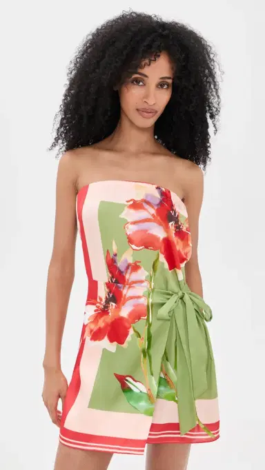 Misa Priya Dress Scarf Flora t | Thumbnail 2 Misa Priya Dress Scarf Flora t | Thumbnail 2