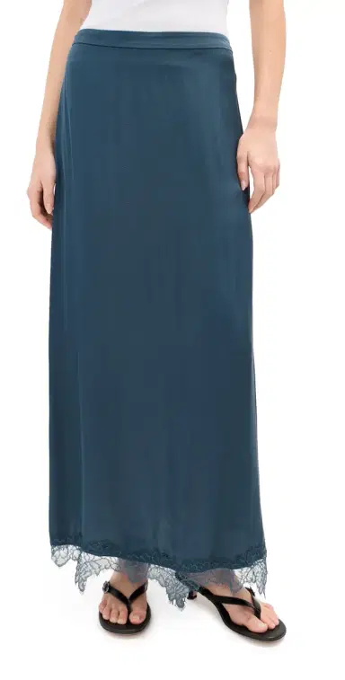 LE BOP Marion atin Skirt Navy | Thumbnail 1 LE BOP Marion atin Skirt Navy | Thumbnail 1