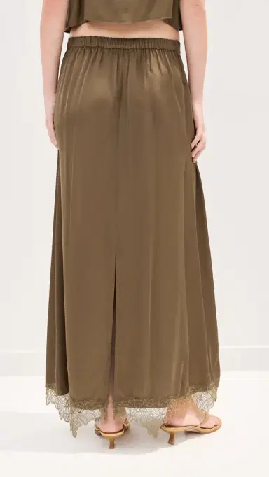 LE BOP Marion atin Skirt Hazelnut | Thumbnail 3 LE BOP Marion atin Skirt Hazelnut | Thumbnail 3