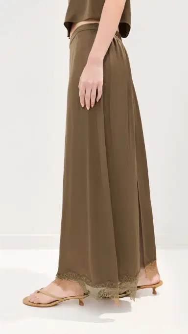LE BOP Marion atin Skirt Hazelnut | Thumbnail 4 LE BOP Marion atin Skirt Hazelnut | Thumbnail 4