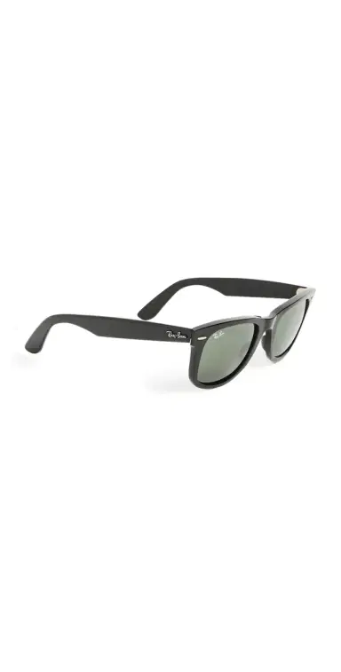 Ray-Ban Original Wayfarer Sunglasses Black/Green One Size | Thumbnail 1 Ray-Ban Original Wayfarer Sunglasses Black/Green One Size | Thumbnail 1