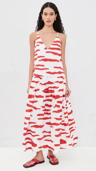 De Loreta Paca Dress itoral Rojo | Thumbnail 2 De Loreta Paca Dress itoral Rojo | Thumbnail 2