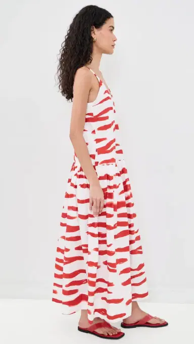 De Loreta Paca Dress itoral Rojo | Thumbnail 4 De Loreta Paca Dress itoral Rojo | Thumbnail 4