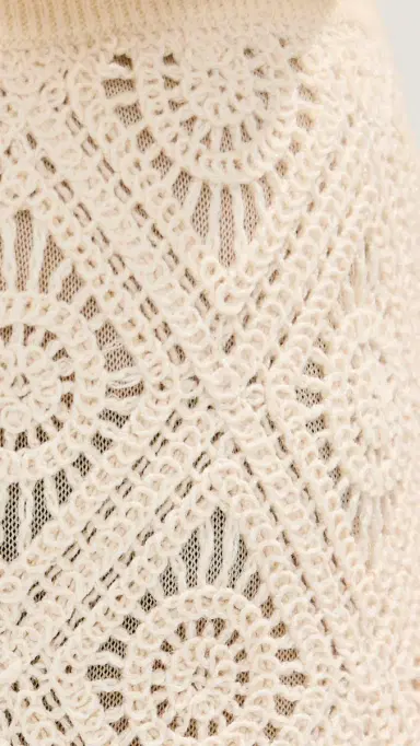 LE BOP Ora Crochet Midi Skirt | Thumbnail 6 LE BOP Ora Crochet Midi Skirt | Thumbnail 6