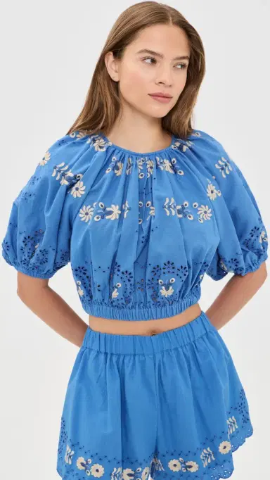 Sea Catharina Bubble Top Blue M | Thumbnail 2 Sea Catharina Bubble Top Blue M | Thumbnail 2