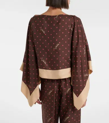 Valentino Printed silk twill top | Thumbnail 5 Valentino Printed silk twill top | Thumbnail 5