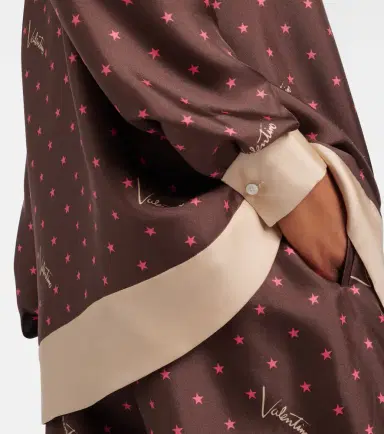 Valentino Printed silk twill pajama shirt | Thumbnail 4 Valentino Printed silk twill pajama shirt | Thumbnail 4
