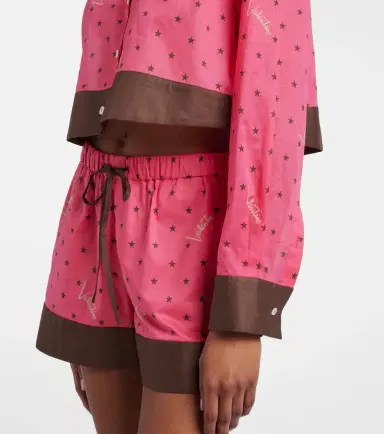 Valentino Cropped printed cotton shirt | Thumbnail 6 Valentino Cropped printed cotton shirt | Thumbnail 6