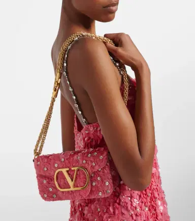 Valentino Garavani Locò Small sequined shoulder bag | Thumbnail 5 Valentino Garavani Locò Small sequined shoulder bag | Thumbnail 5