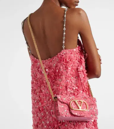 Valentino Garavani Locò Small sequined shoulder bag | Thumbnail 6 Valentino Garavani Locò Small sequined shoulder bag | Thumbnail 6