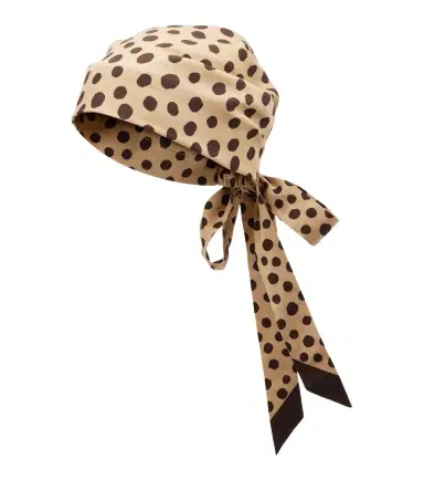 Valentino Polka-dot cotton and silk head wrap | Thumbnail 1 Valentino Polka-dot cotton and silk head wrap | Thumbnail 1