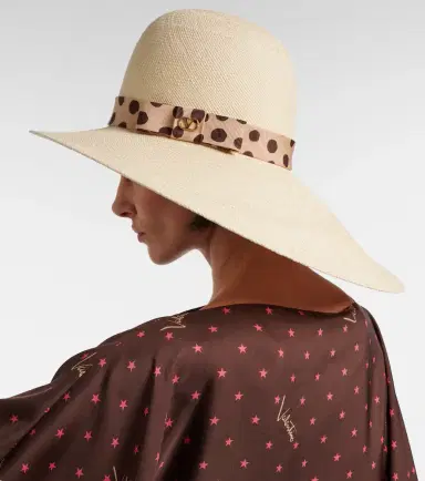 Valentino VLogo straw sun hat | Thumbnail 4 Valentino VLogo straw sun hat | Thumbnail 4