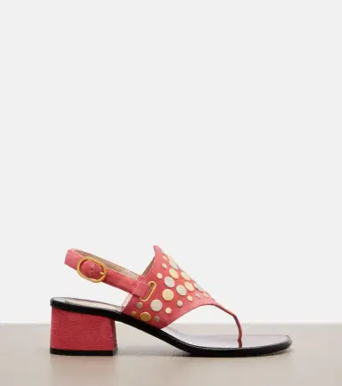 Valentino Garavani Resort studded suede thong sandals | Thumbnail 3 Valentino Garavani Resort studded suede thong sandals | Thumbnail 3