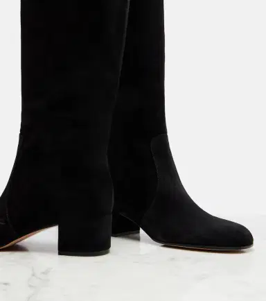 Gianvito Rossi Suede knee-high boots | Thumbnail 2 Gianvito Rossi Suede knee-high boots | Thumbnail 2