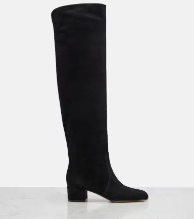 Gianvito Rossi Suede knee-high boots | Thumbnail 3 Gianvito Rossi Suede knee-high boots | Thumbnail 3
