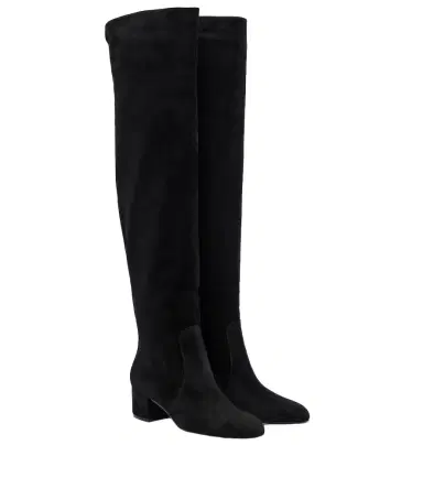 Gianvito Rossi Suede knee-high boots | Thumbnail 1 Gianvito Rossi Suede knee-high boots | Thumbnail 1