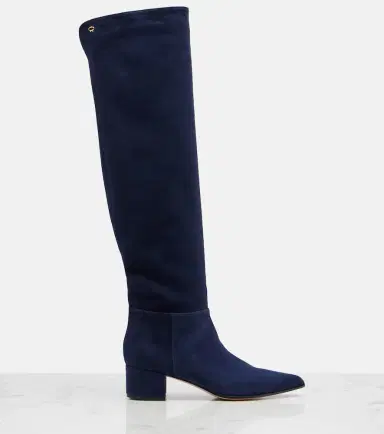 Gianvito Rossi Suede knee-high boots | Thumbnail 3 Gianvito Rossi Suede knee-high boots | Thumbnail 3
