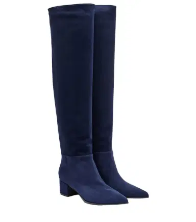Gianvito Rossi Suede knee-high boots | Thumbnail 1 Gianvito Rossi Suede knee-high boots | Thumbnail 1