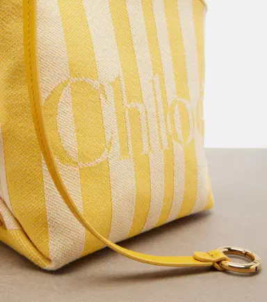 Chloé Chloé Chloé Stripy Mini jacquard top-handle bag | Thumbnail 4 Chloé Chloé Chloé Stripy Mini jacquard top-handle bag | Thumbnail 4