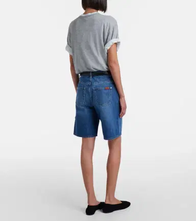 7 For All Mankind Lola distressed denim Bermuda shorts | Thumbnail 5 7 For All Mankind Lola distressed denim Bermuda shorts | Thumbnail 5