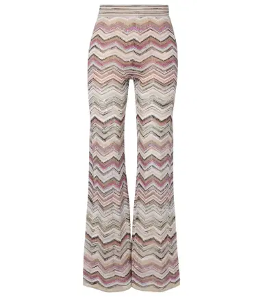 Missoni Zigzag lamé wide-leg pants | Thumbnail 1 Missoni Zigzag lamé wide-leg pants | Thumbnail 1
