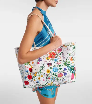 Gucci Tribeca Large floral canvas shopper | Thumbnail 6 Gucci Tribeca Large floral canvas shopper | Thumbnail 6
