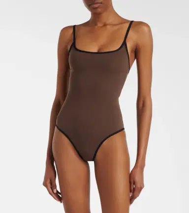 Toteme Jersey swimsuit | Thumbnail 4 Toteme Jersey swimsuit | Thumbnail 4