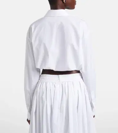 Dolce & Gabbana Cropped cotton poplin shirt | Thumbnail 2 Dolce & Gabbana Cropped cotton poplin shirt | Thumbnail 2