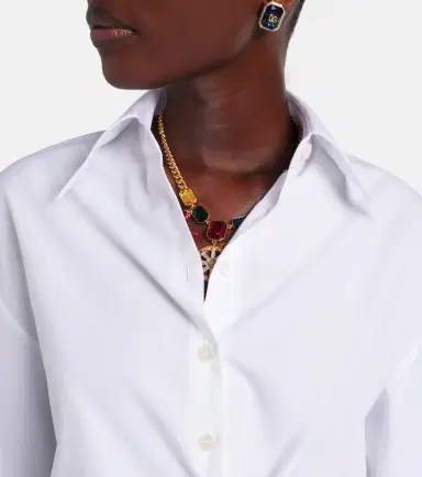 Dolce & Gabbana Cropped cotton poplin shirt | Thumbnail 6 Dolce & Gabbana Cropped cotton poplin shirt | Thumbnail 6