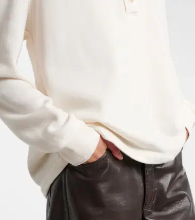 Citizens of Humanity Vintage fleece polo sweater | Thumbnail 3 Citizens of Humanity Vintage fleece polo sweater | Thumbnail 3