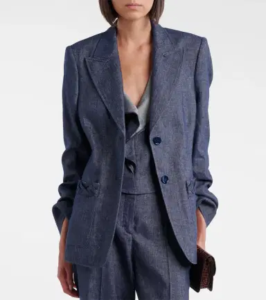 Dorothee Schumacher Fluid Denim blazer | Thumbnail 5 Dorothee Schumacher Fluid Denim blazer | Thumbnail 5