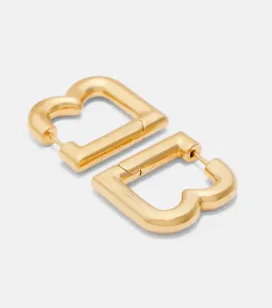 Balenciaga Eisa B hoop earrings | Thumbnail 2 Balenciaga Eisa B hoop earrings | Thumbnail 2