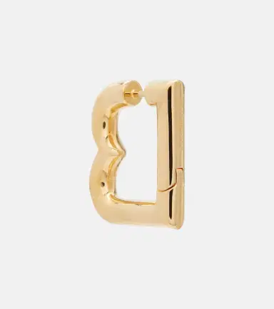 Balenciaga Eisa B hoop earrings | Thumbnail 4 Balenciaga Eisa B hoop earrings | Thumbnail 4