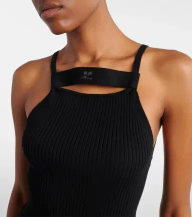 Courrèges Courrèges Ribbed-knit tank top | Thumbnail 3 Courrèges Courrèges Ribbed-knit tank top | Thumbnail 3