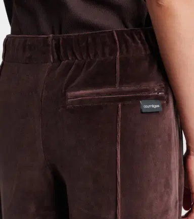 Courrèges Courrèges Cotton-blend velvet sweatpants | Thumbnail 4 Courrèges Courrèges Cotton-blend velvet sweatpants | Thumbnail 4