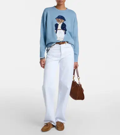 Polo Ralph Lauren Polo Bear oversized cotton sweater | Thumbnail 5 Polo Ralph Lauren Polo Bear oversized cotton sweater | Thumbnail 5