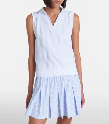 Varley Marit argyle polo shirt | Thumbnail 6 Varley Marit argyle polo shirt | Thumbnail 6