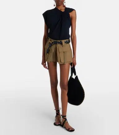 Isabel Marant Nayda gathered cotton jersey T-shirt | Thumbnail 3 Isabel Marant Nayda gathered cotton jersey T-shirt | Thumbnail 3