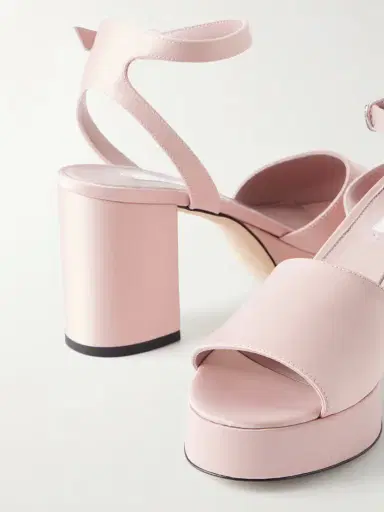 TOTEME 90 Satin Platform Sandals | Thumbnail 5 TOTEME 90 Satin Platform Sandals | Thumbnail 5