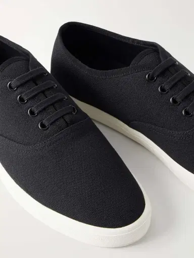 The Row Fynn Cotton-canvas Sneakers | Thumbnail 5 The Row Fynn Cotton-canvas Sneakers | Thumbnail 5