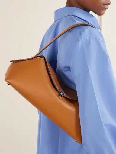 TOTEME T-lock Full-grain Leather Shoulder Bag | Thumbnail 2 TOTEME T-lock Full-grain Leather Shoulder Bag | Thumbnail 2