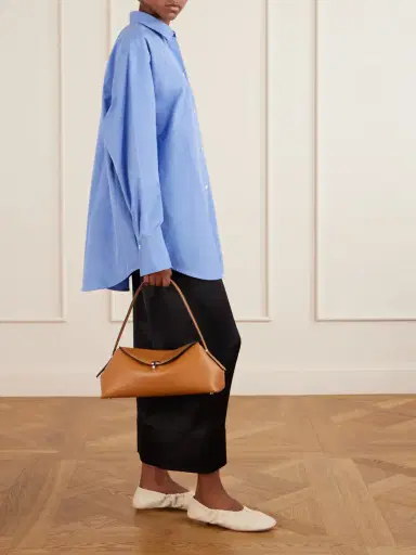 TOTEME T-lock Full-grain Leather Shoulder Bag | Thumbnail 3 TOTEME T-lock Full-grain Leather Shoulder Bag | Thumbnail 3
