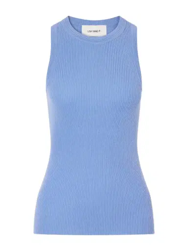 Lisa Yang Amya Ribbed Cotton And Cashmere-blend Tank Top | Thumbnail 1 Lisa Yang Amya Ribbed Cotton And Cashmere-blend Tank Top | Thumbnail 1