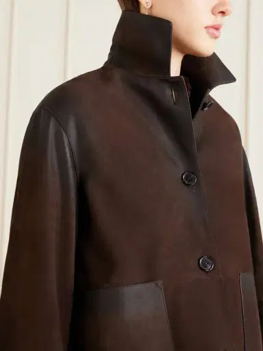 Loewe Distressed Suede Jacket | Thumbnail 5 Loewe Distressed Suede Jacket | Thumbnail 5