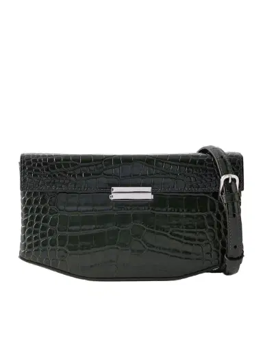 TOTEME Clip Croc-effect Leather Shoulder Bag | Thumbnail 1 TOTEME Clip Croc-effect Leather Shoulder Bag | Thumbnail 1